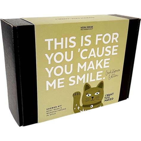 I Want You Naked Good Karma Shower Kit Set Ecco Verde Spletna Trgovina