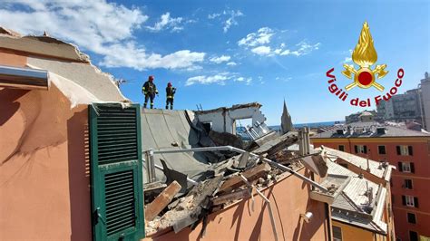 Esplosione Crollo Palazzo Via Ratti San Teodoro Il Secolo Xix