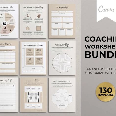 Canva Templates Bundle Coaching Business Template Toolkit Etsy