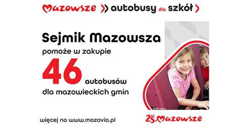 Sejmik Mazowsza Pomo E W Zakupie Autobus W Szkolnych