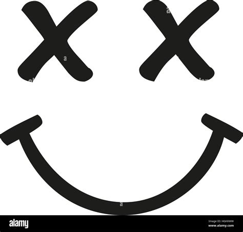 Smiley Face Crossed Eyes Hi Res Stock Photography And Images Alamy