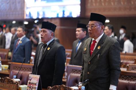 Dprd Sumsel Terima Lhp Bpk Laporan Keuangan Pemprov Sumsel 2022