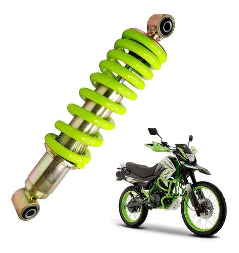 Amortiguador Monoshock Para Italika Dm200 2022 Verde Olivo Envío gratis