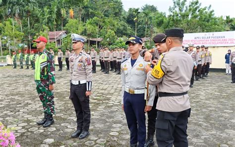 Akbp Purwanto Hari Subekti Kapolres Sawahlunto Pimpin Apel Gelar