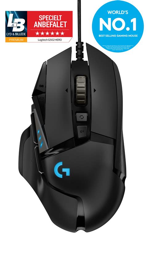 Köp Logitech - G502 Wireless Lightspeed Black Gamer Mouse - Inkl. frakt