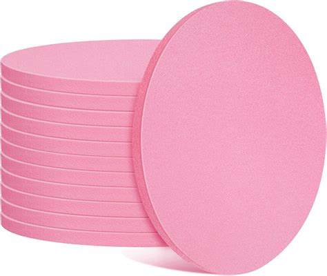 Frienda 12 Pcs 1 2 Thick 12 X 12 Round Pink Insulation Foam Board Bulk Xps Foam