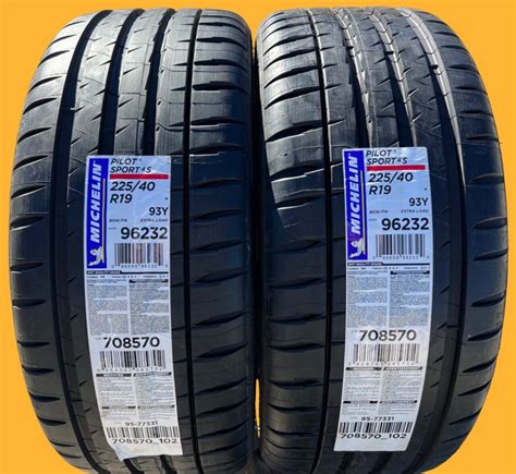 Set Of Two Brand New Michelin Pilot Sport S R Star Bmw Tires