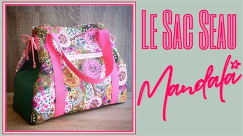 Tuto DIY débutant Coudre facilement Le Sac Seau MANDALA YouTube