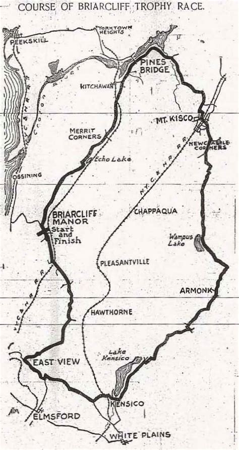 The 1908 Briarcliff Trophy Race. Notebook 2024-3 — Briarcliff Manor