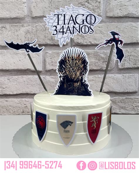 Pin De Julieta Zambrano Lopez Em Pasteles Bolo Game Of Thrones Bolo