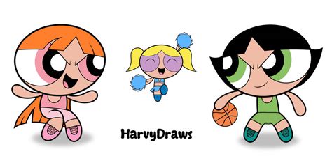 Blossom Vs Buttercup by HarvyDraws on DeviantArt