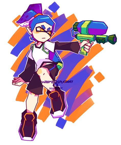 Splatoon Inkling Boy By Woomysplatoony On Deviantart