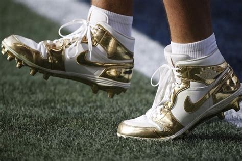 What Pros Wear Nick Bosas Jordan 1 Gold Cleats What Pros Wear