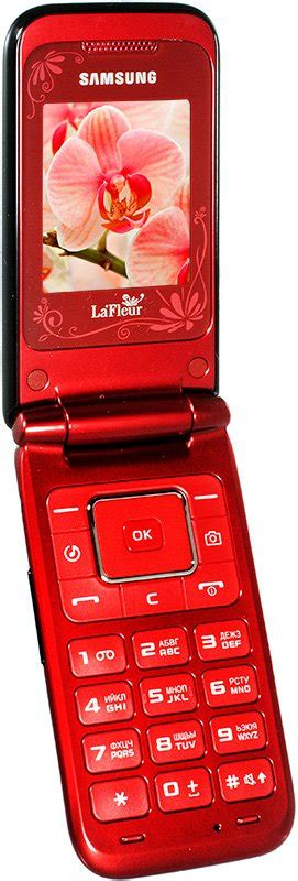 Мобильный телефон Samsung E2530 Red La Fleur купить недорого: обзор ...