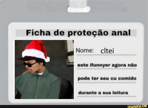 Ficha de proteção anal Nome cltei esto ifunnyer agora não pode ter sou cu comido durante a sua