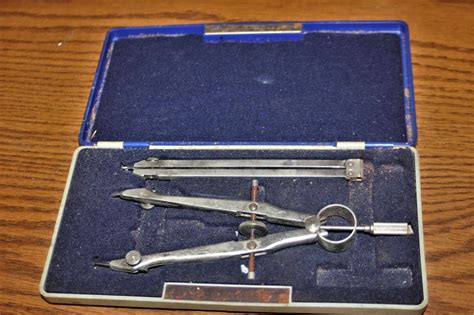 Vintage 6 Lietz Compass And Divider Set 3015 55 Ebay