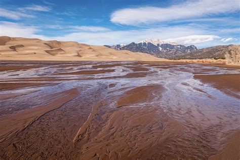 Medano Creek and Sand Dunes Photograph by Brenda Jacobs - Pixels