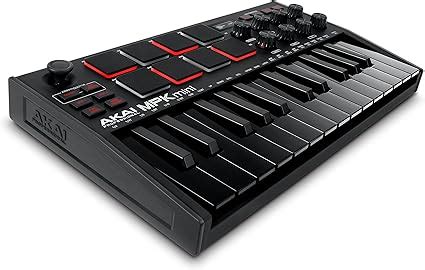 Teclado Akai Professional MPK MINI MK3 Black Edition USB Midi 25 Teclas