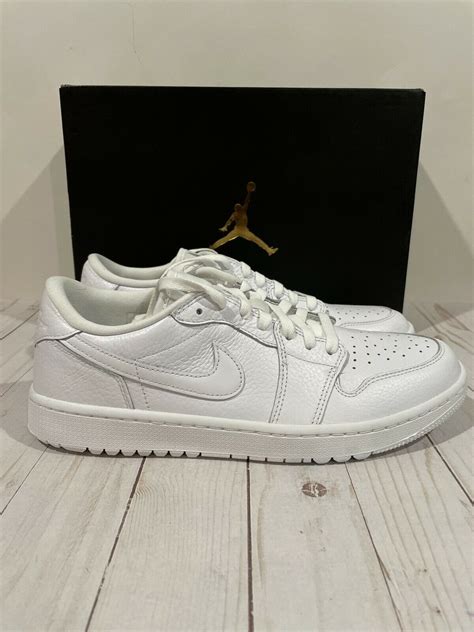 Nike Air Jordan 1 Low Golf Triple White DD9315 101 Men S Size 12 New In