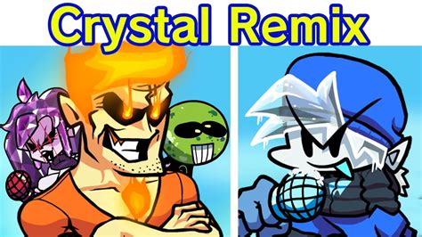 Friday Night Funkin Crystal 2 0 Remixes VS Week 1 6 FNF Mod Hard