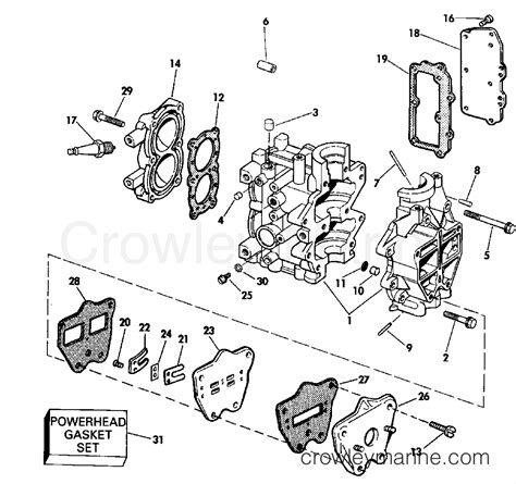 Cylinder Crankcase Intake Manifold Outboard J Rdhesr