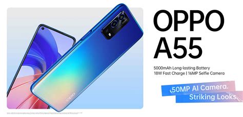 Buy Oppo A55 (Rainbow Blue, 6GB-128GB) Online Price in India