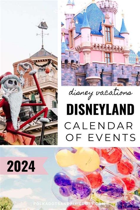 Disneyland Calendar 2024