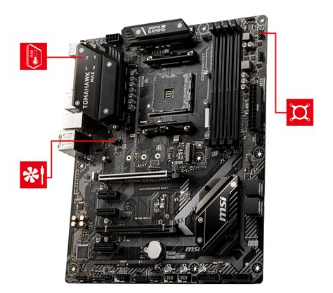 B450 TOMAHAWK MAX II Gaming Motherboard (AMD Ryzen 3000 3rd gen ryzen ...