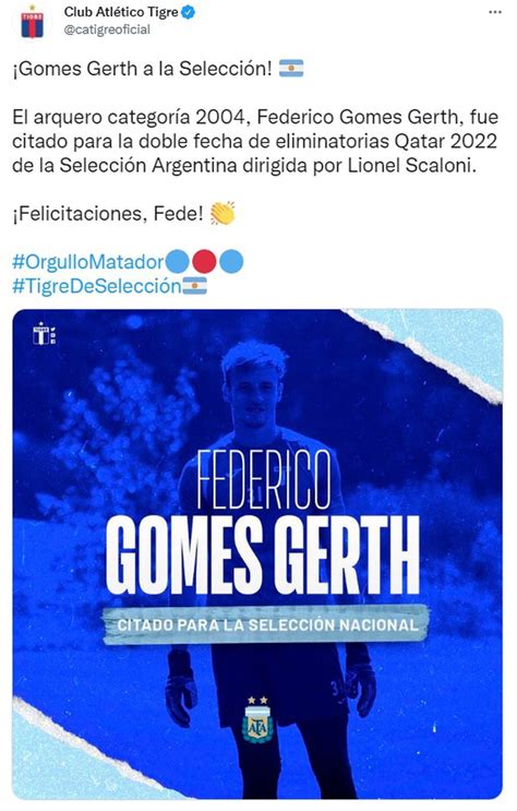 Selecci N Argentina Qui N Es Federico Gomes Gerth La Sorpresa De