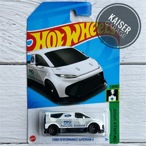 Hot Wheels Ford Performance Supervan 4 White Shopee Malaysia