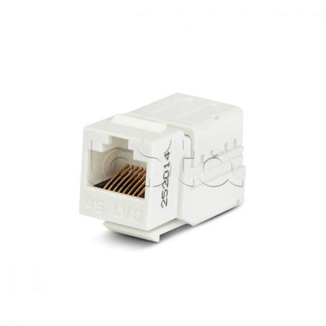 Hyperline KJNE-8P8C-C5e-90-WH|Вставка Keystone Jack RJ-45(8P8C ...