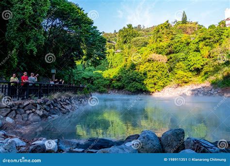 Taiwan Taipei Th Oct Beitou Hot Spring Editorial Photo Image Of Stream Relax