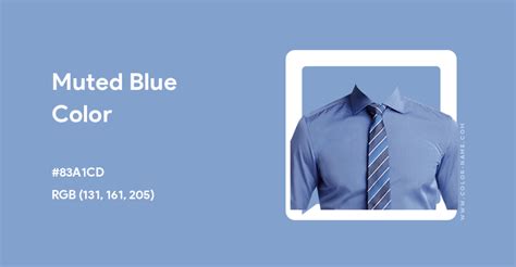 Muted Blue color hex code is #83A1CD