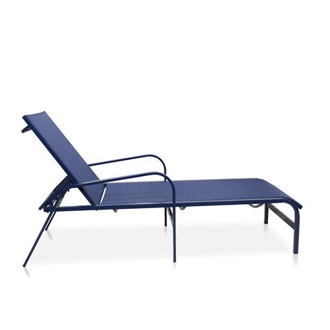 Espregui Adeira Piscina Azul Tela Sling Azul Marinho