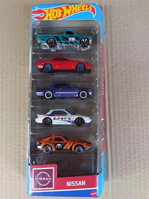 Comfortable MATTEL Hot Wheels Nissan Collection 5 Pack Cars Gift