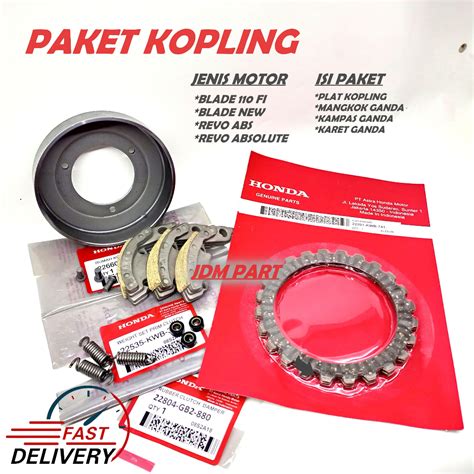 Jual Paket Kopling Kwb Item Kampas Kopling Mangkok Ganda Kampas