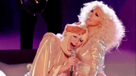 Lady Gaga And Christina Aguilera Do What U Want Live The Voice 2013