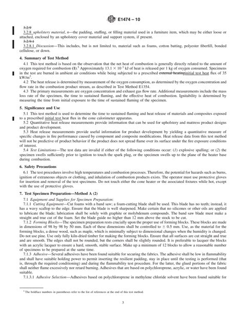 Astm E1474 10 Standard Test Method For Determining The Heat Release