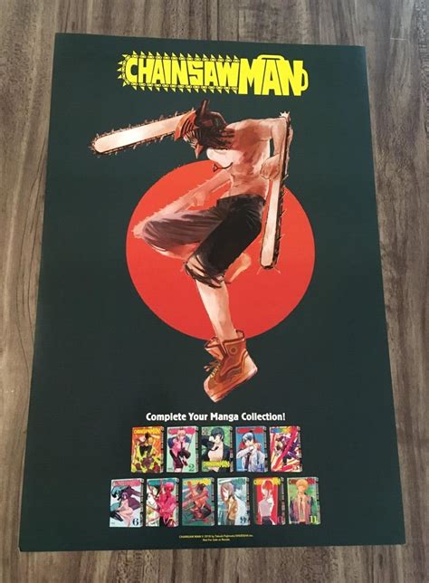 Chainsaw Man Viz Nycc Comic Con 2022 Exclusive Promo Poster 4571602284