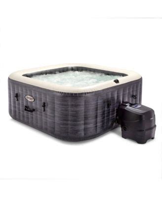 Intex Ep Purespa Plus Greystone Inflatable Square Hot Tub Spa