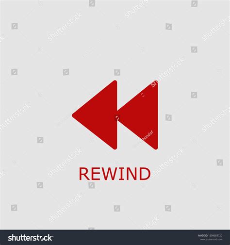 Professional Vector Rewind Icon Rewind Symbol Stock Vector (Royalty ...