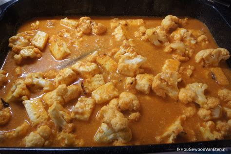 Tikka Masala Met Bloemkool En Paneer Ik Hou Gewoon Van Eten