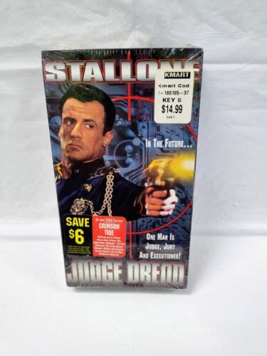 Judge Dredd Vhs Sylvester Stallone Ebay