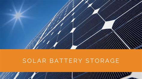 Solar Battery Storage - Solar Panels Network USA