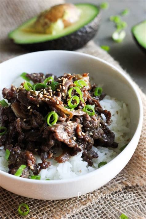 Korean Beef Bulgogi Berryandmaple