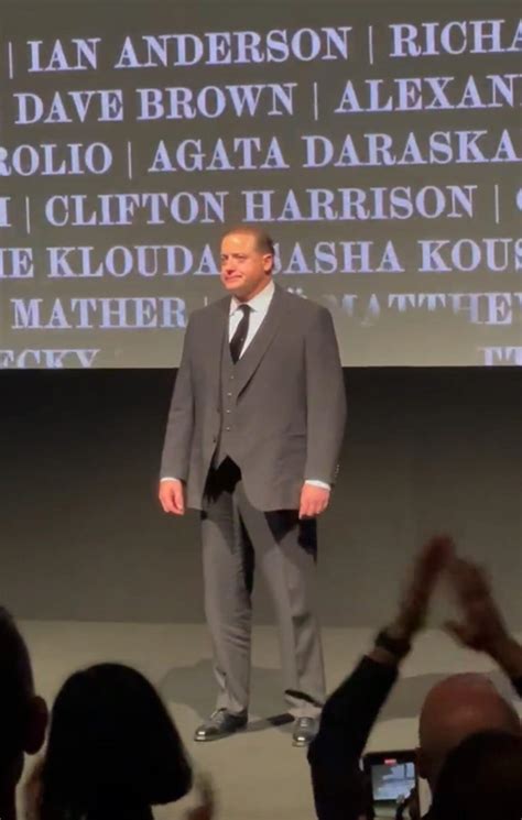 Brendan Fraser Gets Emotional During 5-Minute Standing Ovation for The