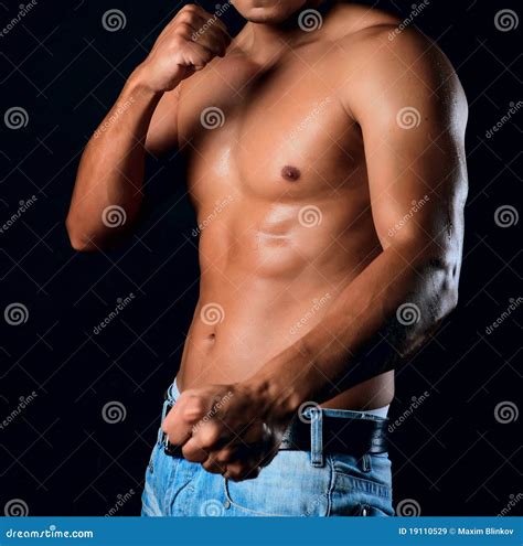 Muscular Male Torso Stock Image Image Of Masculine Macho