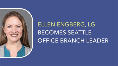 Ellen Engberg, LG, Named Seattle Branch Leader | Schnabel Engineering