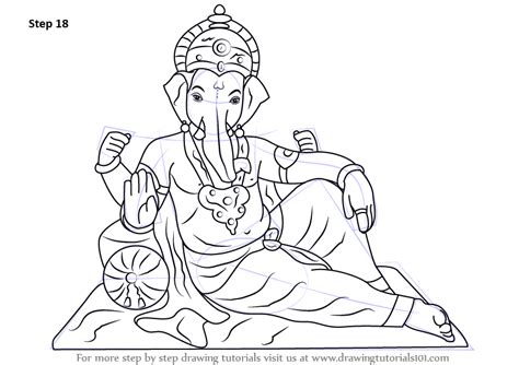 learn   draw ganesh ji hinduism step  step drawing tutorials