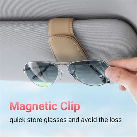 Sunglass Holder For Car Sun Visor Pack Glasses Holder Clip Hanger